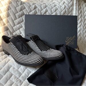 THE OFFICE OF ANGELA SCOTT Ms. Jane Oxford in Checkerboard EU 41 RARE